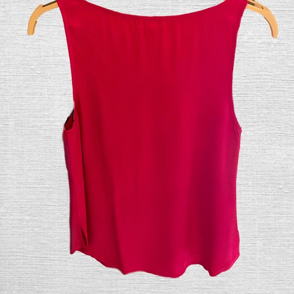 Floreat for Anthropologie silk tank, size Medium - hot pink, versatile, awesome. - Picture 4 of 6